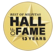 Best of Milpitas Hall of Fame badge Best of Milpitas Hall of Fame badge