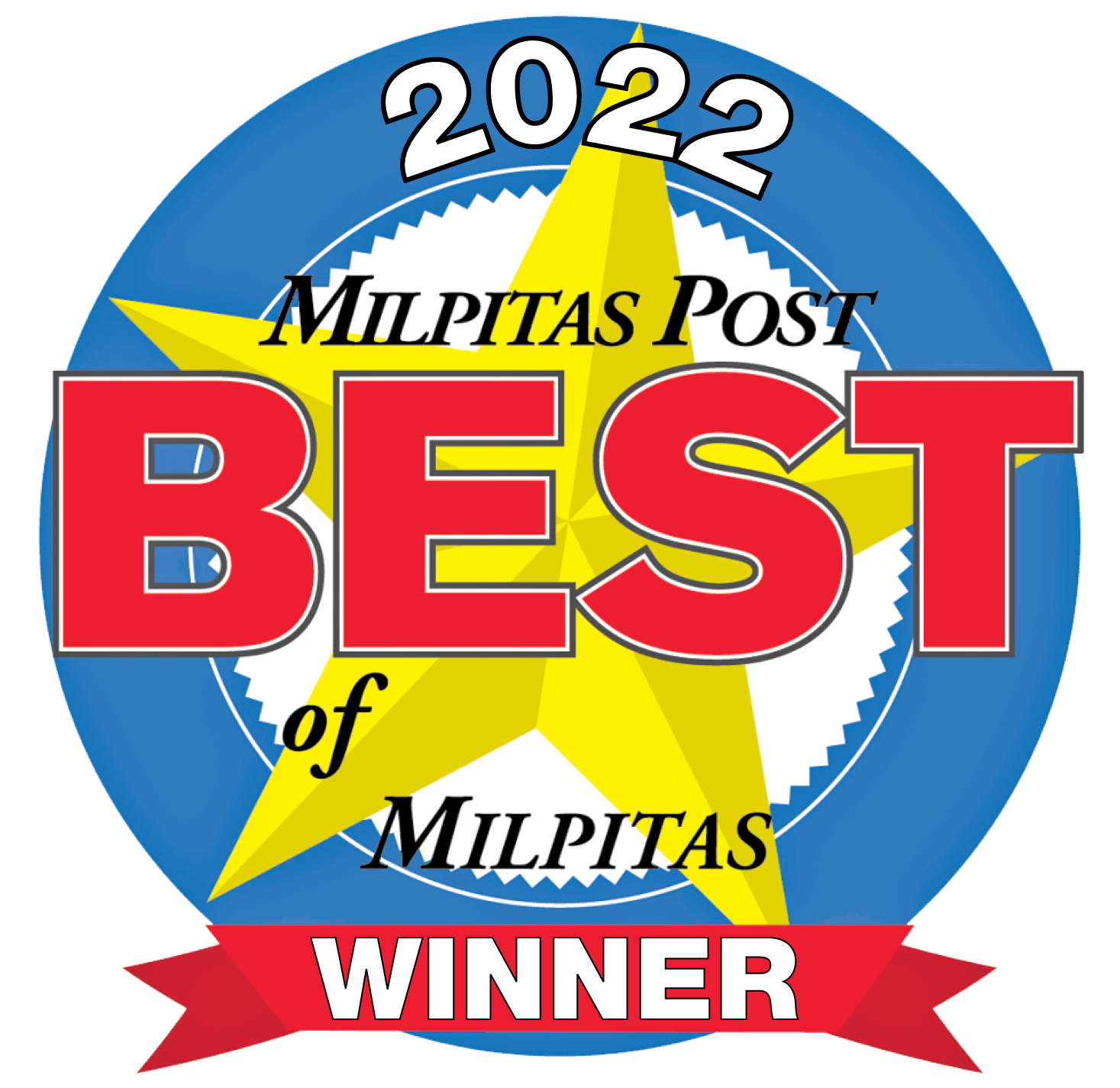 Best of Milpitas winner badge Best of Milpitas winner badge