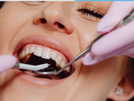 woman at a dentist appointment in milpitas